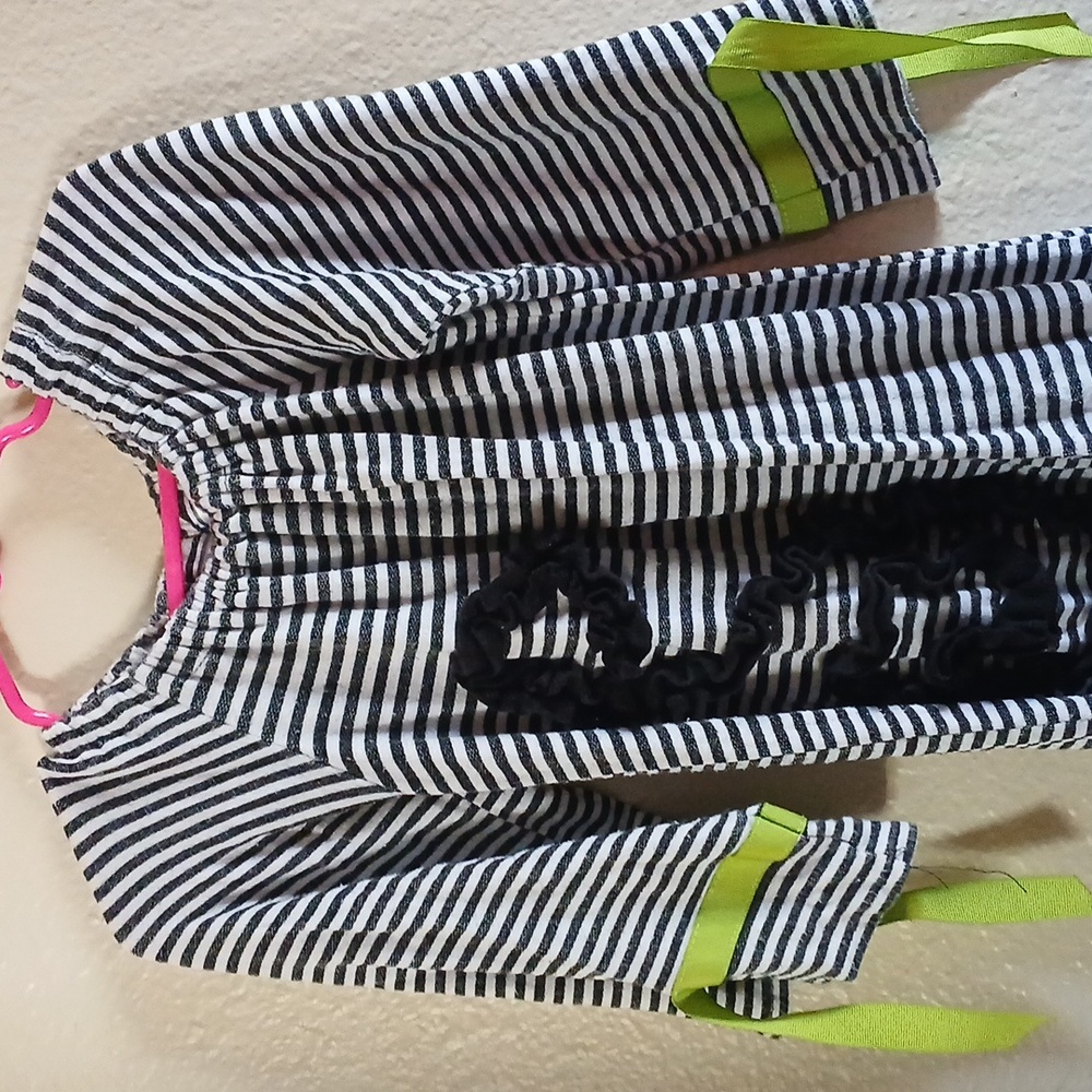 Striped Girls Dress Formal